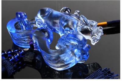 汽車掛件琉璃汽車掛飾招財納福內(nèi)車飾掛件平安汽車飾品貔貅如意